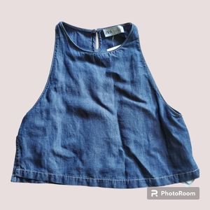Denim Zara Top